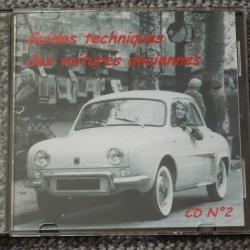 Lot 150 guides techniques des voitures anciennes étrangères - 1950 à 1990 sur CD ROM