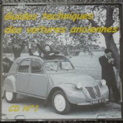 45 guides techniques des voitures et camions anciens français - 1960 à 1980 sur CD ROM