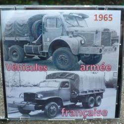 470 fiches et 30 Guides techniques véhicules de l'armée française sur CD - 1962 à 1980