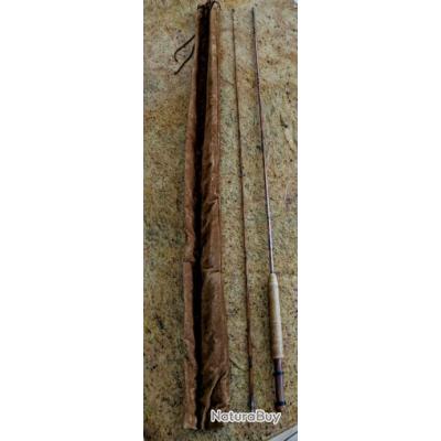 Pêche 8'4 CANNE à MOUCHE Bambou Refendu