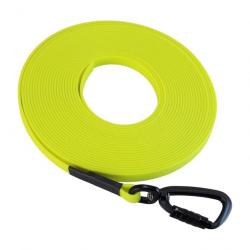 Longe BIOTHANE Twist-Lock 13 mm jaune fluo 3 m SANS poignée