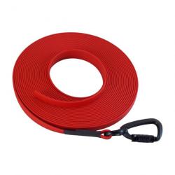 Longe BIOTHANE Twist-Lock 13 mm Rouge 3 m SANS poignée