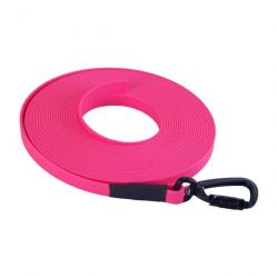 Longe BIOTHANE Twist-Lock 16 mm Rose 3 m SANS poignée