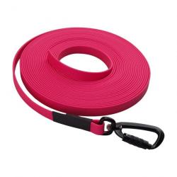 Longe BIOTHANE Twist-Lock 16 mm 3 m SANS poignée rose passion