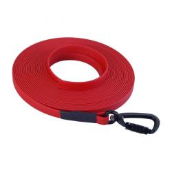 Longe BIOTHANE Twist-Lock 16 mm Rouge 10 m SANS poignée