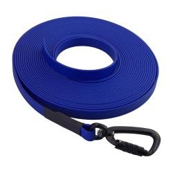 Longe BIOTHANE Twist-Lock 16 mm bleu roi 10 m SANS poign&eacute;e