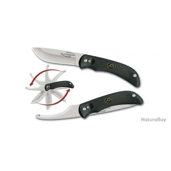 Couteau OUTDOOR EDGE "SWINGBLADE" noir