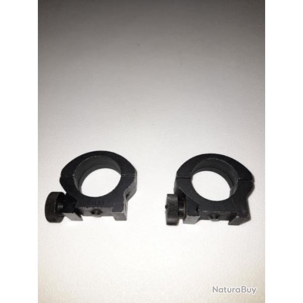 PAIRE DE COLLIERS D'ORIGINE PARKER HALE D'ORIGINE EN 1 POUCE (25,4 mm)