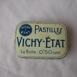 WW1 BOÏTE VIDE A BONBONS FRANCAISE " VICHY-ETAT " DU SOLDAT FRANCAIS 50 CTS ( 14-18 )