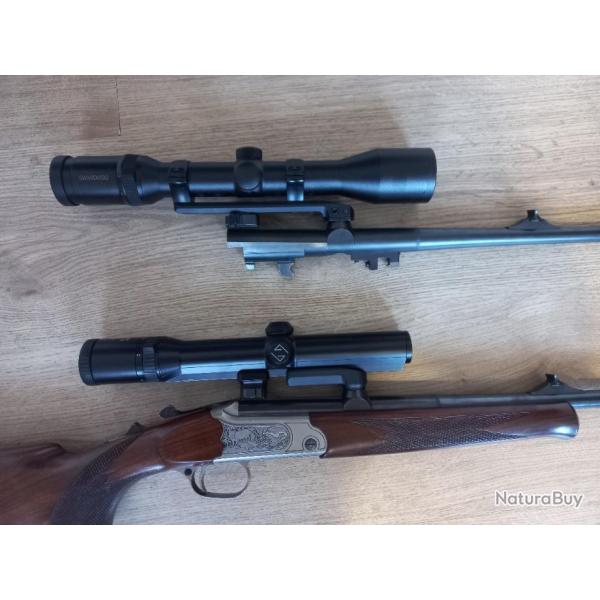 Kipplauf Simson Suhl type merkel K1, cal 30r blaser et 5,6x50r