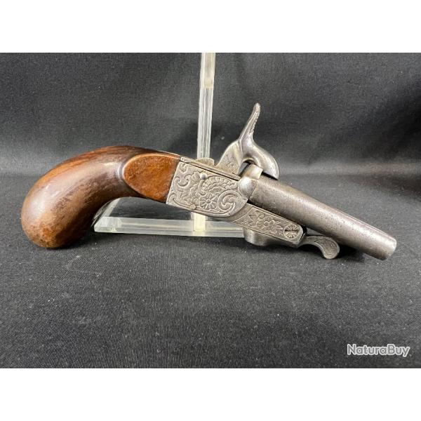 PISTOLET DE CHASSE MINIATURE cal 7mm  broche