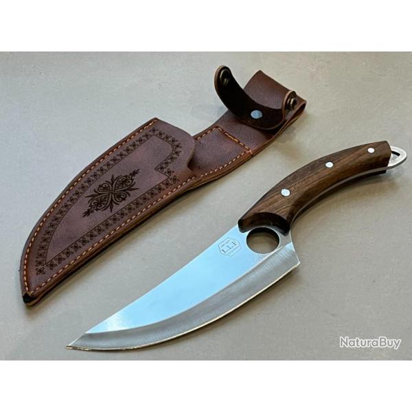 Couteau viking forge LLF srie CHASSE enchre