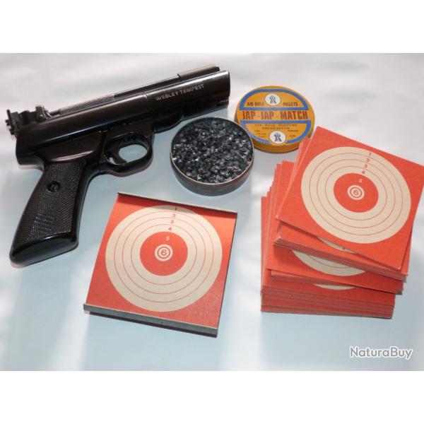 Pistolet  air comprim Webley Tempest, calibre 4,5 mm