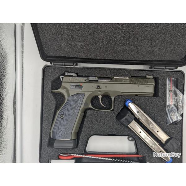 PISTOLET CZ SHADOW 2 OD GREEN OPTIC READY 9X19