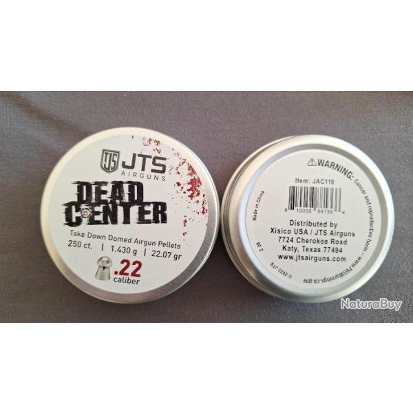 Plombs JTS Dead Center Precision 5.5mm 22.07 grains