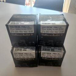 Munitions 222 FMJ 50gr