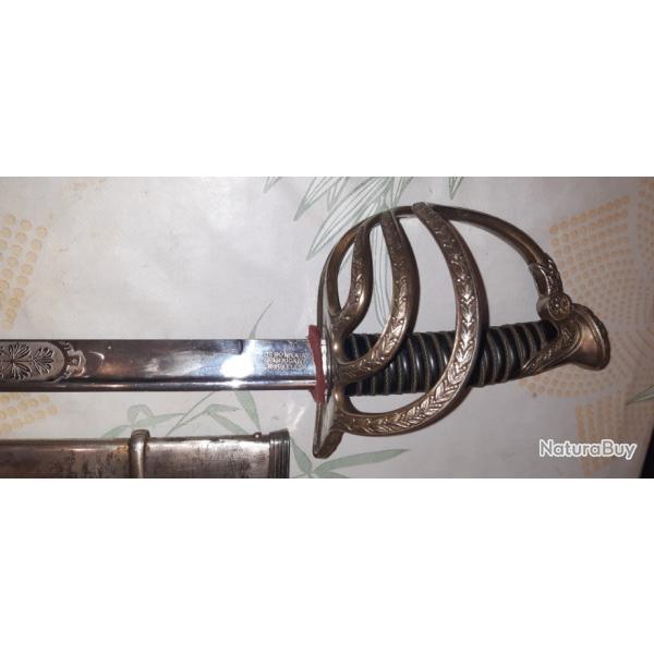 Sabre d'officier Belgique