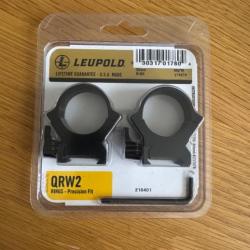 Leupold QRW2 HIGH 30mm MATTE