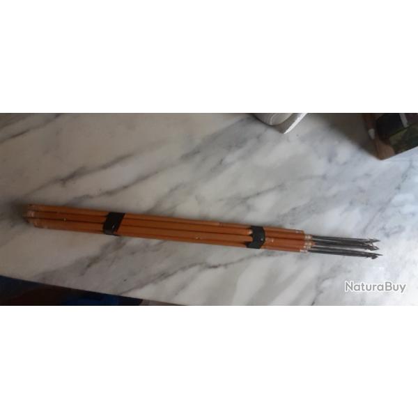 Lot de 6 flches Africaines anciennes