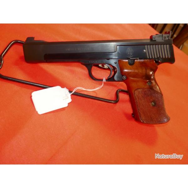 Pistolet Smith & Wesson Model 41 en 22Lr poigne ambidextre