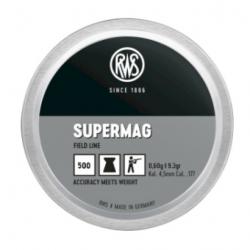 Plombs RWS supermag cal.4.5 0.60g 9.3gr par 500