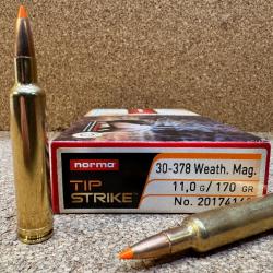 Opé flash ! Norma 30-378 Weatherby Mag Tipstrique , Destockage !!!