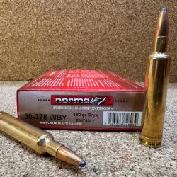 Opé flash ! Norma 30-378 Weatherby Mag Oryx 180gr , Destockage !!!