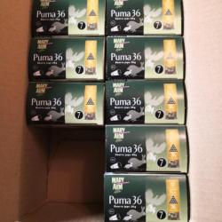 1 carton DE 200 CARTOUCHES MARY arme PUMA 36 BOURRE JUPE 36G plomb no 7 CAL 12