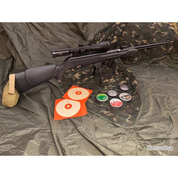 Gamo BIG CAT CF-S cal 4,5mm + HAWKE VANTAGE 3-9x40 AO MILDOT + montage SPORTMATCH + plombs diverses