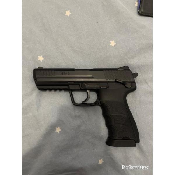 HK45 CO2 Air Gun Black