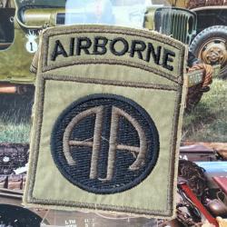 US Vietnam War Patch de la 82° Airborne Hauteur 85 mm  Largeur 70 mm à coudre