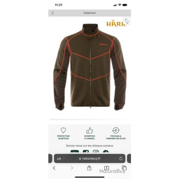 Veste polaire scandinavian hrkila