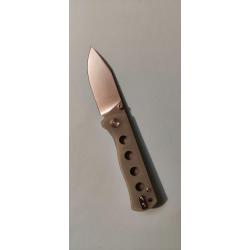 QSP CANARY FOLDER , couteau pliant G10 Jade , acier 14c28n , linerlock , clip deep carry