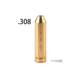 Promo !!! Balle laser de réglage à point rouge ( calibre 308 win ) + 3 piles