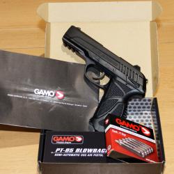 GAMO PT 85 Blowback Semi-Auto CO2 4.5mm (3.5 Joules)