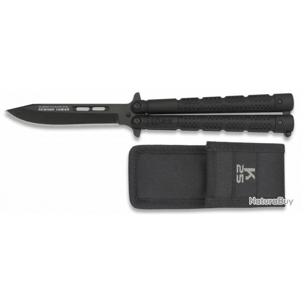 COUTEAU PAPILLON K25 NOIR LAME 9.7CM