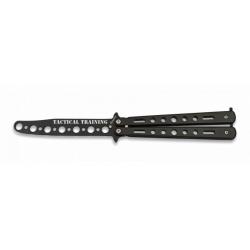 COUTEAU PAPILLON BALISONG ENTRAINEMENT NOIR