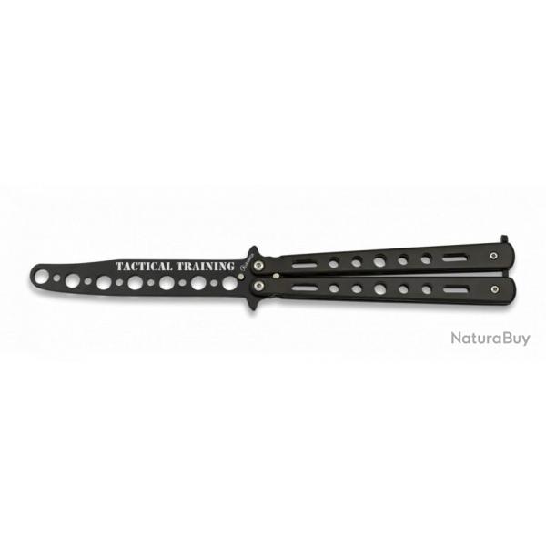 COUTEAU PAPILLON BALISONG ENTRAINEMENT NOIR