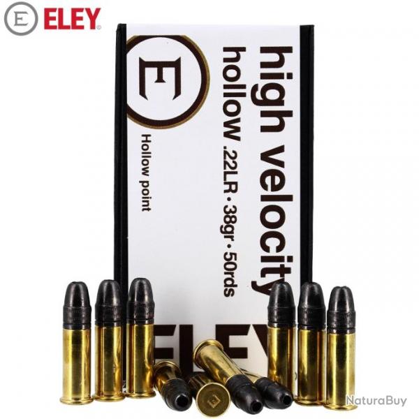 Eley High Velocity hollow Cal-22 LR