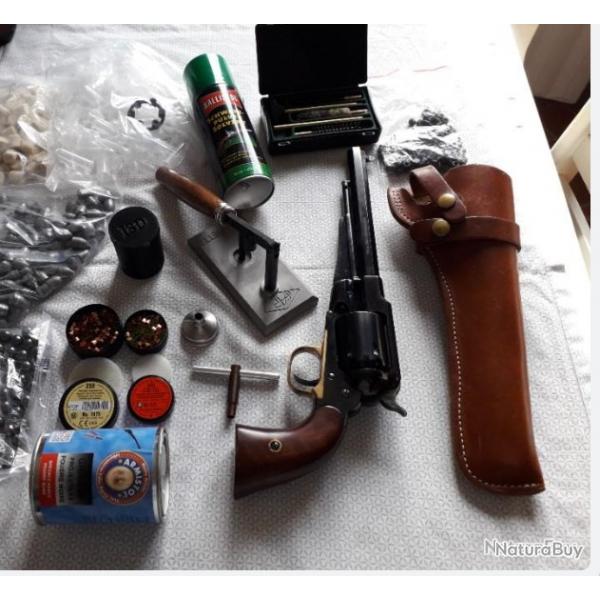 Pack trs complet Revolver Pietta 1858 Remington New Army cal.44 guidon rglable