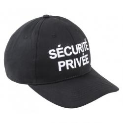 Casquette brodée sécurité privée