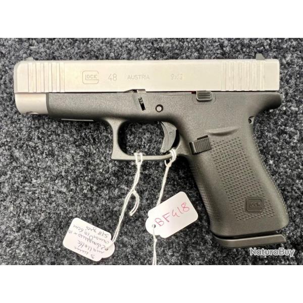 Glock 48 Slimline Silver gen 3 9 mm