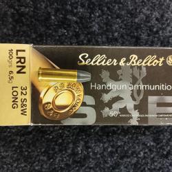 Sellier & Bellot .32 S/W Long LRN 100 grs (x50)