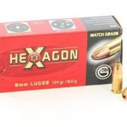 Geco 9 mm Hexagon 124 grs (x50)