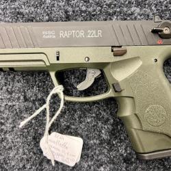 ISSC Raptor fileté Vert/Noir 22 lr