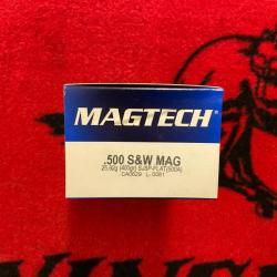 Magtech 500 S&W mag SJSP-FLAT 400 grs (x20)