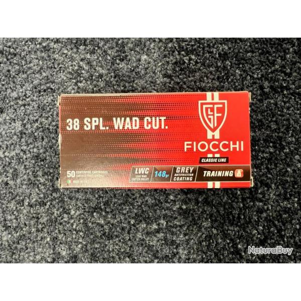 Fiocchi 38 Spcial Wad Cut 148 grs (x50)