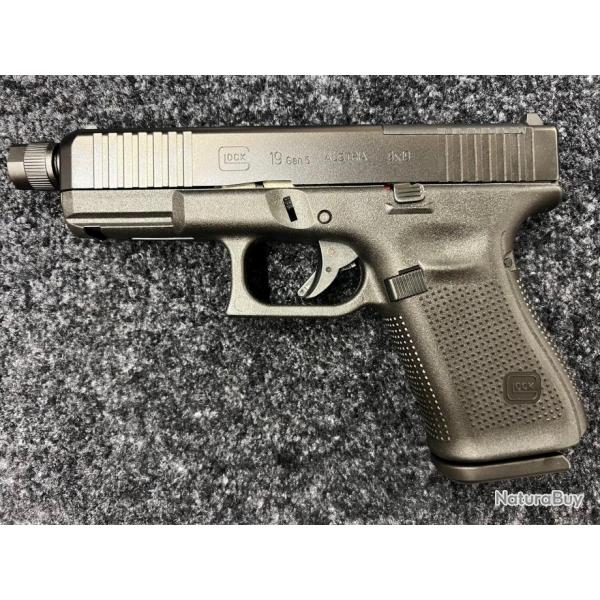 Glock 19 gen 5 MOS Filet 9 mm