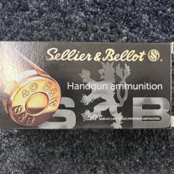 Sellier & Bellot 40 S&W FMJ 180 grs (x50)