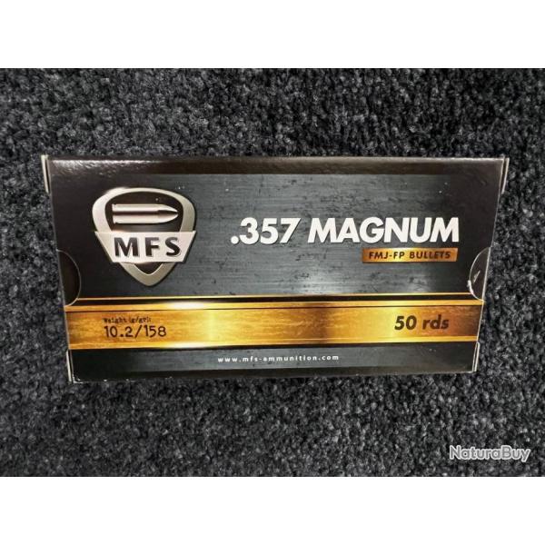 MFS 357 mag FMJ 158 grs (x50)